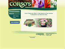 Tablet Screenshot of corsosperennials.com